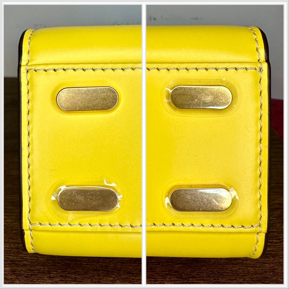 Tory Burch Small Lee Radziwill Bag in Electric Yellow - Picture 8 of 12